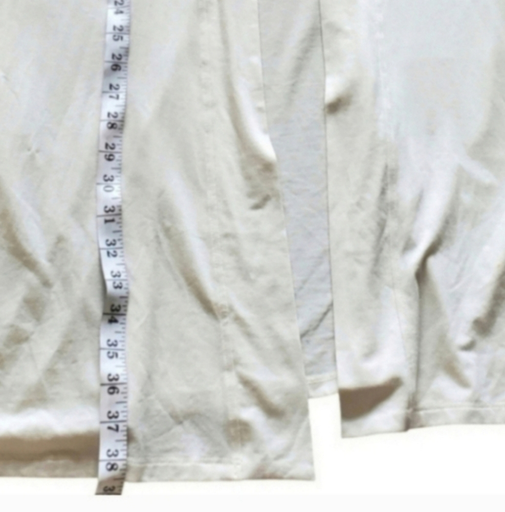 Eileen Fisher Cream Cardigan Tencil Open Drape Sweater Small - Picture 7 of 9
